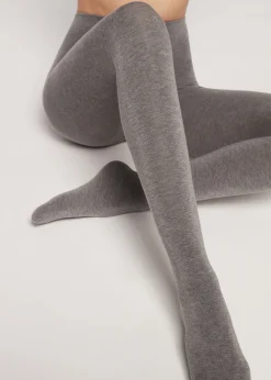 Collant Morbido In Misto Modal E Cashmere