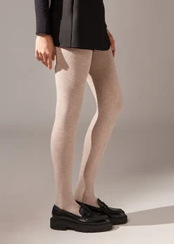 Collant Morbido In Misto Modal E Cashmere