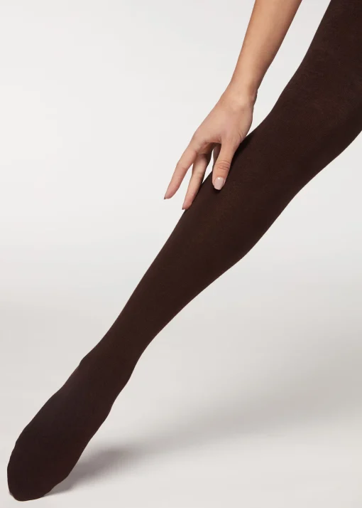 Collant Morbido In Misto Modal E Cashmere