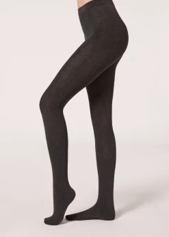 Collant Morbido In Misto Modal E Cashmere