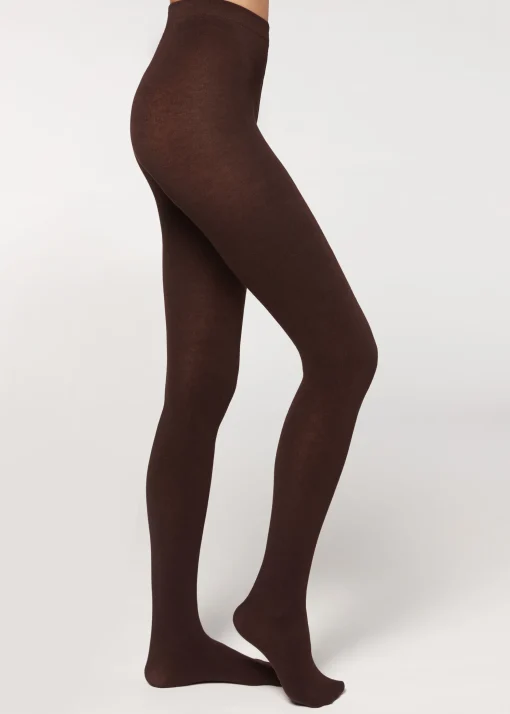 Collant Morbido In Misto Modal E Cashmere