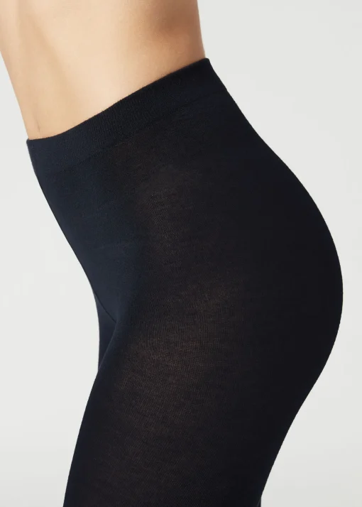 Collant Morbido In Misto Modal E Cashmere