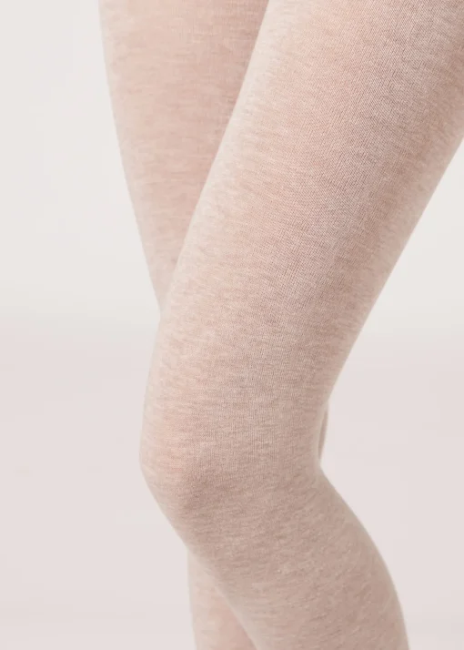 Collant Morbido In Misto Modal E Cashmere