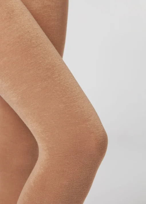 Collant Morbido In Misto Modal E Cashmere