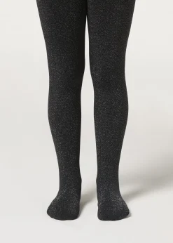 Collant Termici con Glitter Bambina