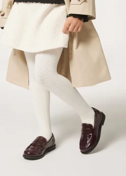 Collant Termici con Trecce Bambina