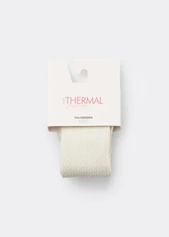 Collant Termici con Trecce Bambina