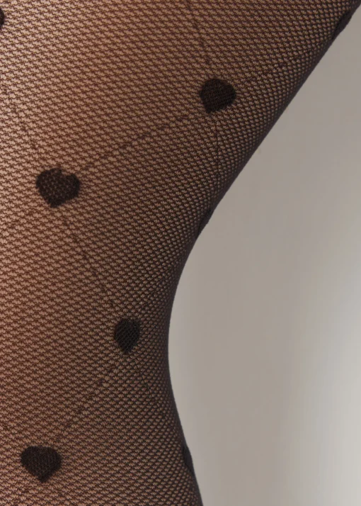 Collant Velati 30 Denari a Rombi e Cuori da Bambina