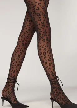 Collant Velati 30 Denari Animalier