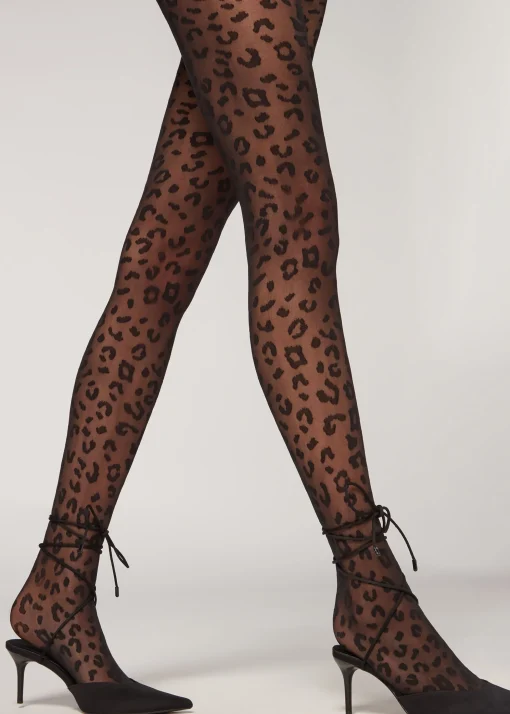 Collant Velati 30 Denari Animalier