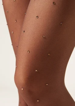Collant Velati 30 Denari con Strass