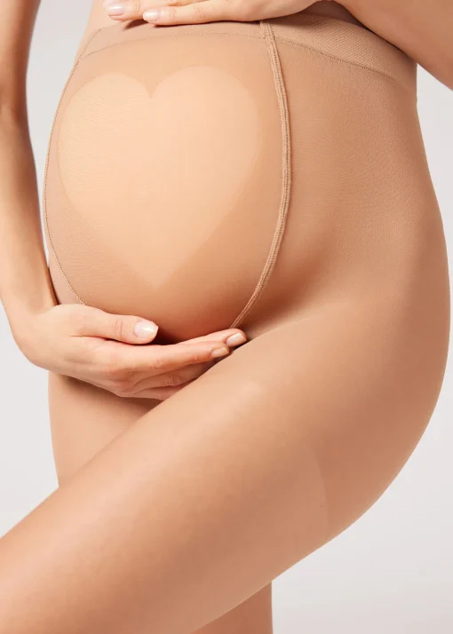 Collant Velati 20 Denari Premaman con Cuore Velato