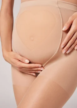 Collant Velati 20 Denari Premaman con Cuore Velato