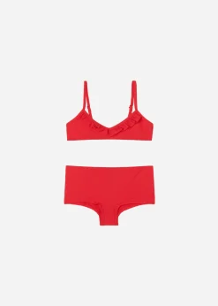 Costume Due Pezzi Bambina Classic Piquet