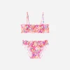 Costume Due Pezzi Bambina Blurred Flower