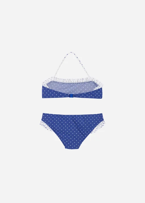 Costume Due Pezzi Bambina Point of Blue
