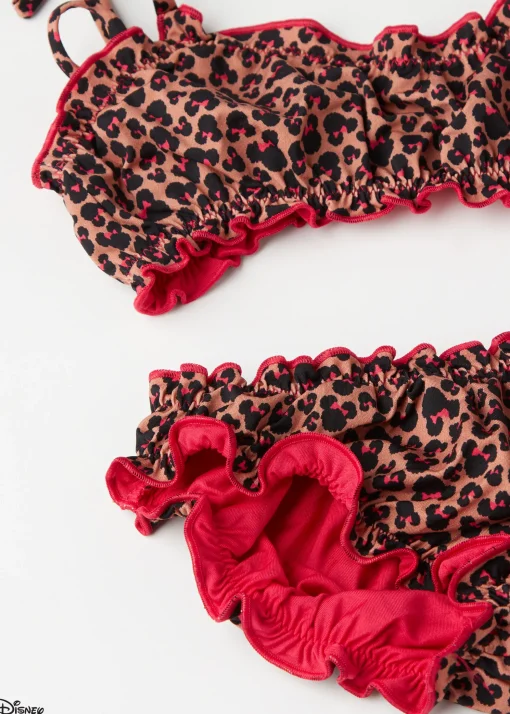 Costume Due Pezzi Bambina Minnie Animalier Disney