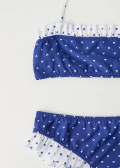 Costume Due Pezzi Bambina Point of Blue