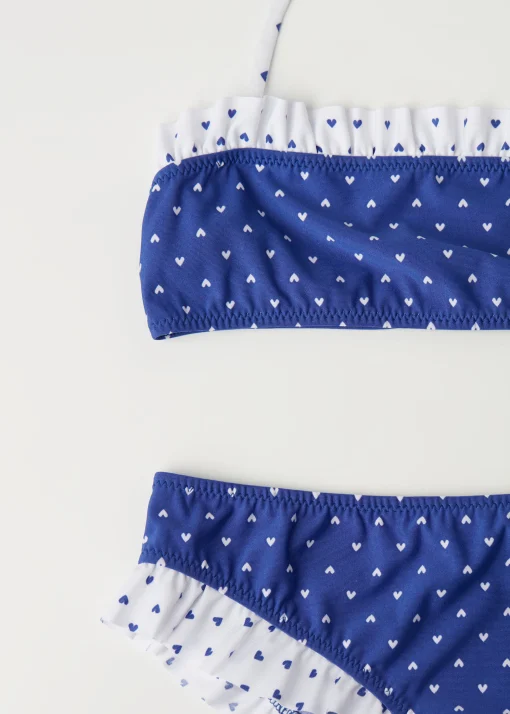 Costume Due Pezzi Bambina Point of Blue