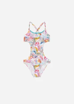 Costume Intero Bambina Jungle Rainbow