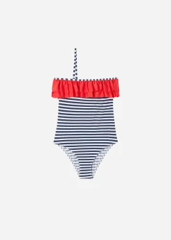 Costume Intero Bambina Sailor Stripes