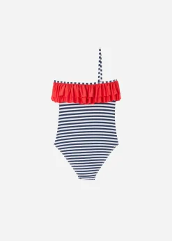 Costume Intero Bambina Sailor Stripes