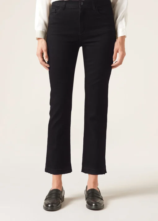 Jeans a Zampa Cropped