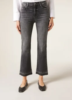 Jeans a Zampa Cropped