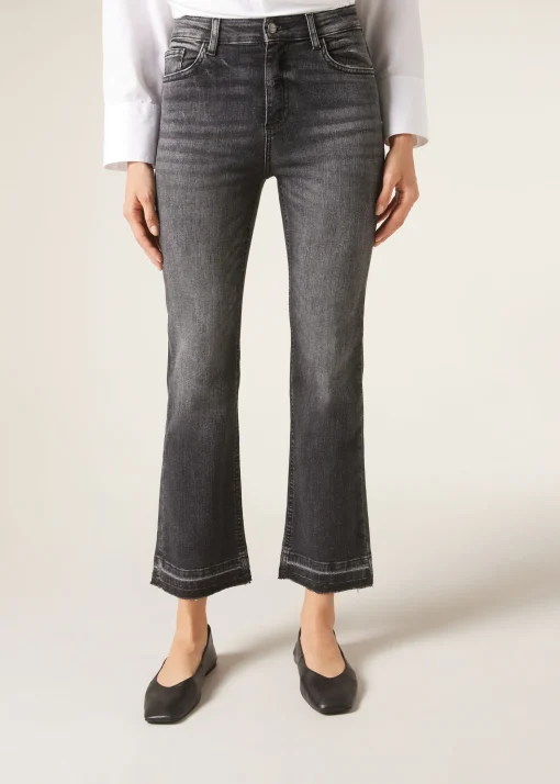 Jeans a Zampa Cropped