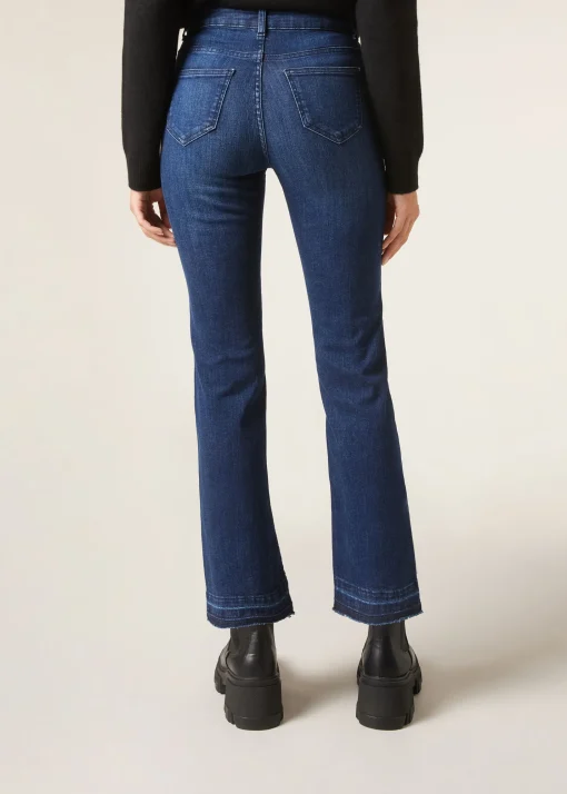 Jeans a Zampa Cropped