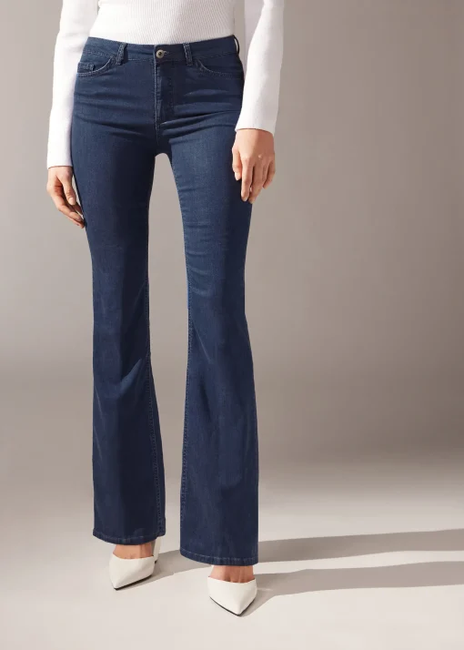 Jeans a Zampa Light Denim Eco