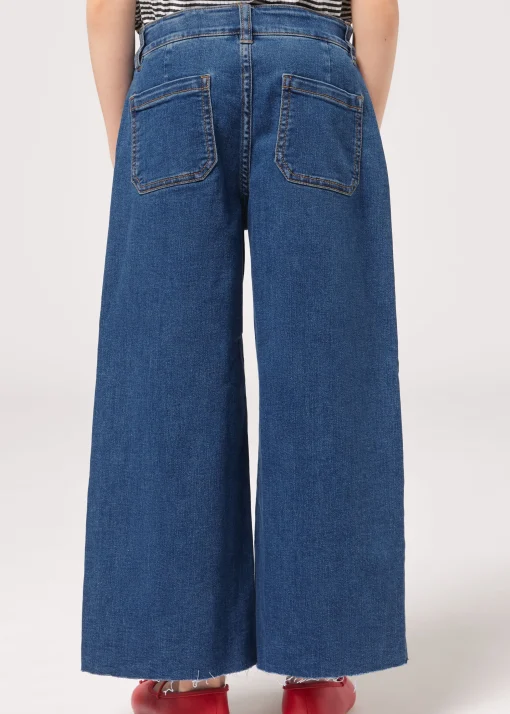 Jeans Delavè Svasato da Bambina