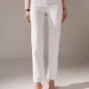 Jeans Elasticizzato con Strass