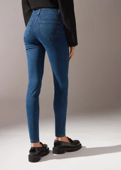 Jeans Push Up Skinny a Vita Alta Soft Touch