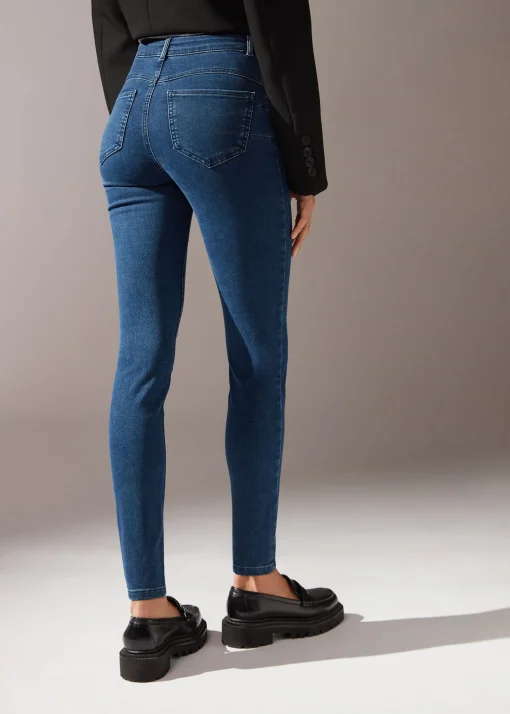 Jeans Push Up Skinny a Vita Alta Soft Touch