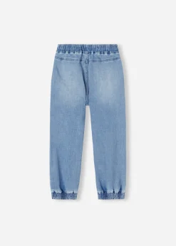 Jogger in Denim Elasticizzato  Bambini
