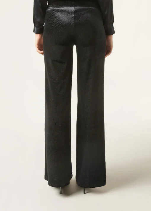 Leggings a Palazzo in Velluto