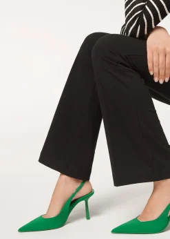 Leggings a Zampa in Cotone Ultra Light