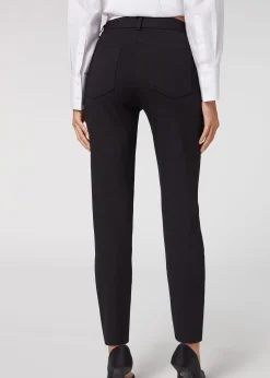 Leggings Cinque Tasche Punto Milano