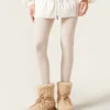 Leggings con Cashmere a Coste