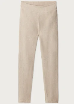 Leggings con Cashmere a Coste
