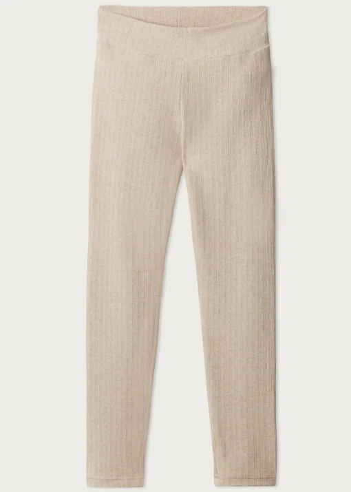 Leggings con Cashmere a Coste