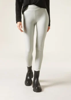 Leggings Effetto Pelle Termici