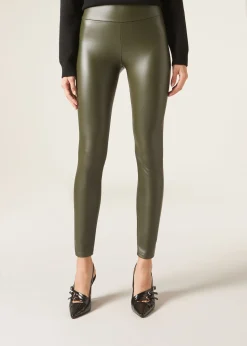 Leggings Effetto Pelle Termici