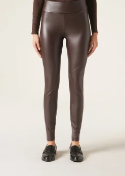 Leggings Effetto Pelle Termici