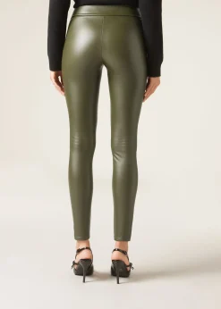 Leggings Effetto Pelle Termici