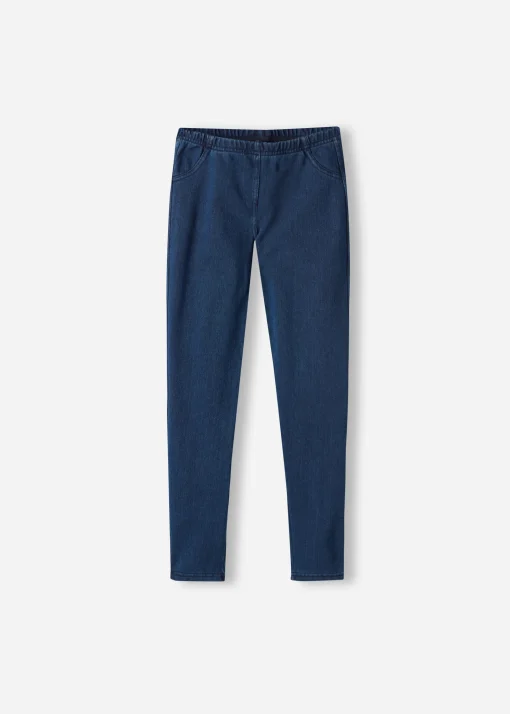 Leggings in Denim Termico da Bambina
