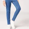 Leggings Skinny Minime in Denim Soft Touch Bambina