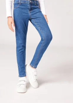 Leggings Skinny Minime in Denim Soft Touch Bambina