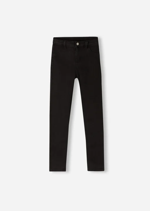 Leggings Skinny Minime in Denim Soft Touch Bambina